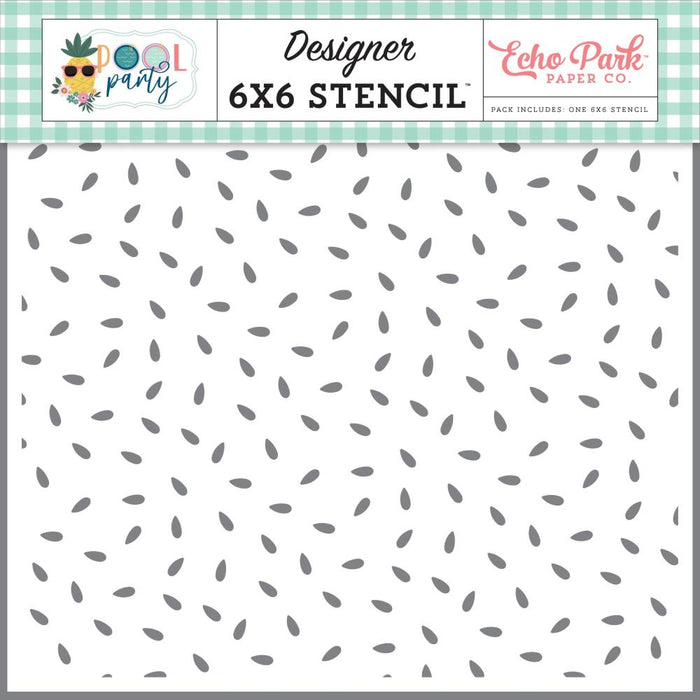 Echo Park Pool Party - Slice of Summer Stencil