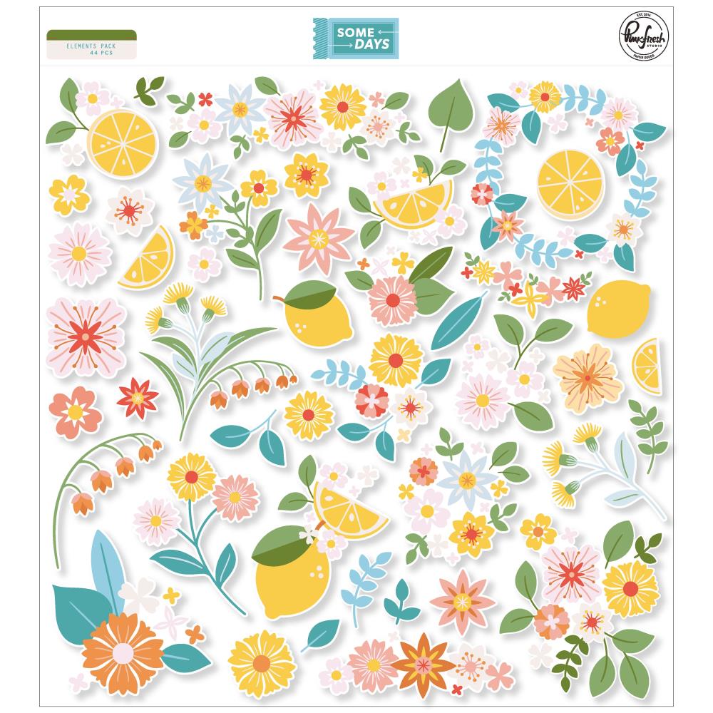 Pinkfresh Studio Some Days - Floral Cardstock Die Cuts