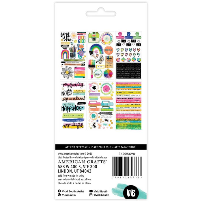 American Crafts Vicki Boutin Color Study - Sticker Book