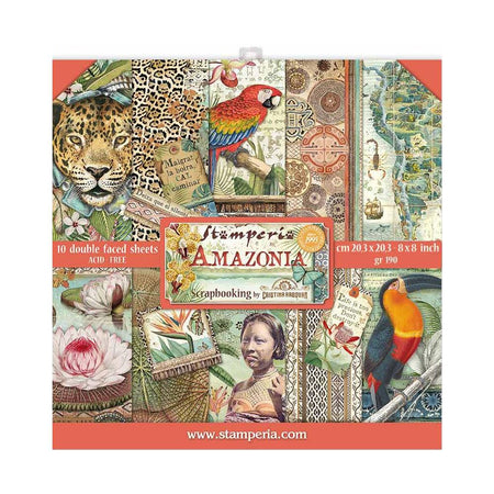 Stamperia Amazonia - 8x8 Paper Pack