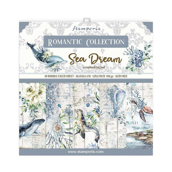 Stamperia Romantic Sea Dream - 12x12 Paper Pack