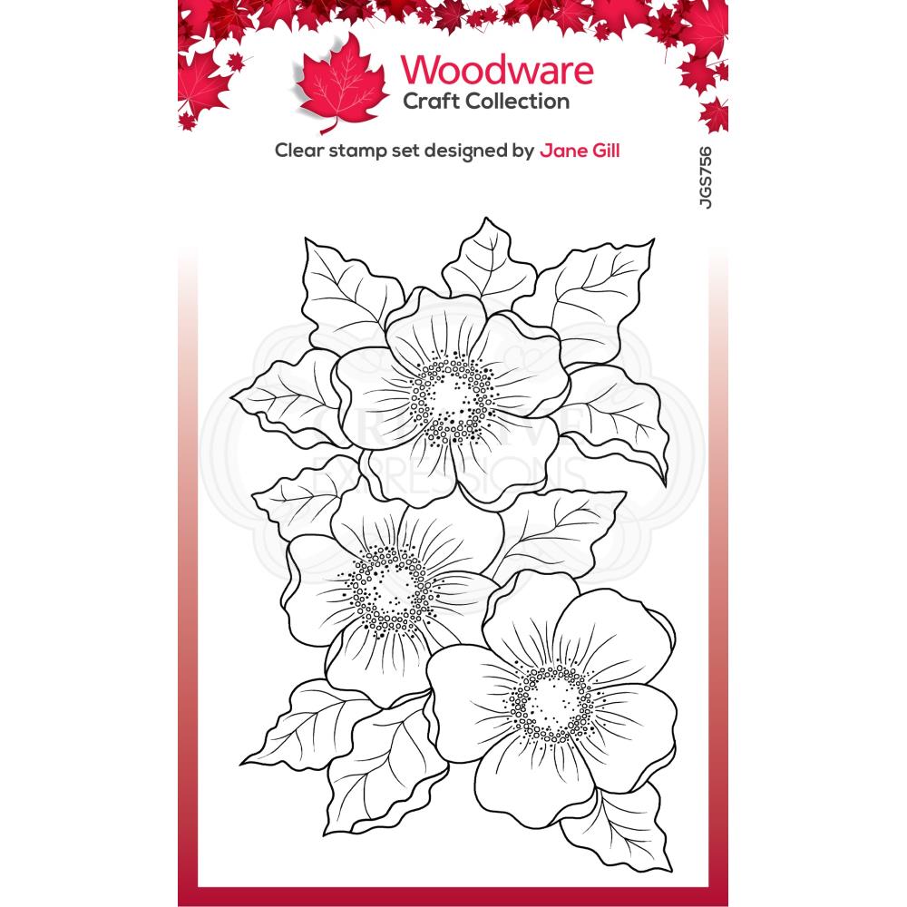 Woodware Clear Magic Singles Stamp - Scented Blooms
