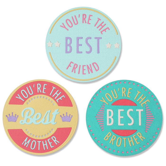 Sizzix Thinlits Die - You're The Best