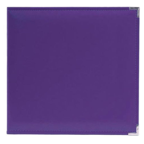 We R Memory Keepers Classic Leather D-Ring Album - Grape Soda