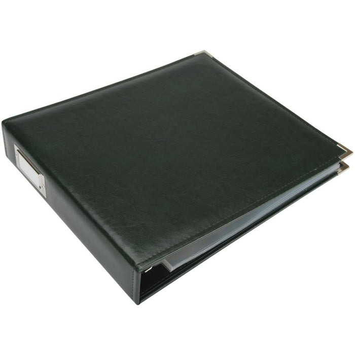 We R Memory Keepers Classic Leather D-Ring Album - Forest Green