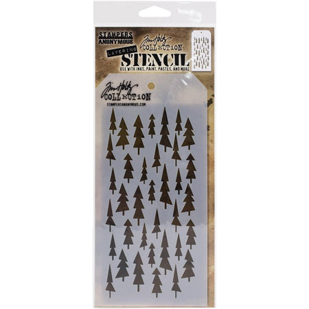 Tim Holtz Layering Stencil - Tree Lot