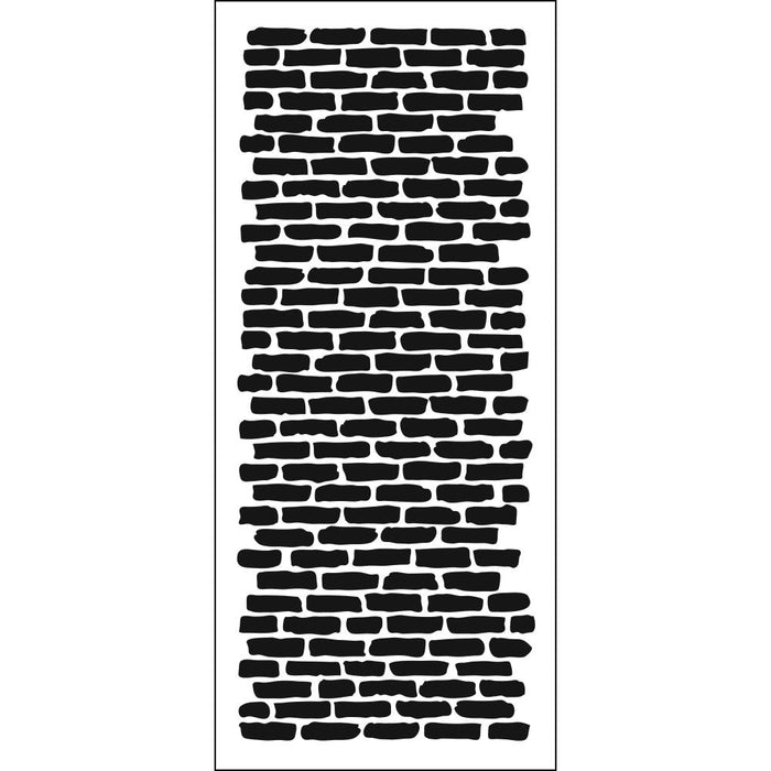 Crafter's Workshop Slimline Stencils - Bricks Vertical