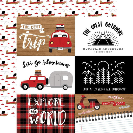 Echo Park Let's Go Anywhere - 6x4 Journaling Cards