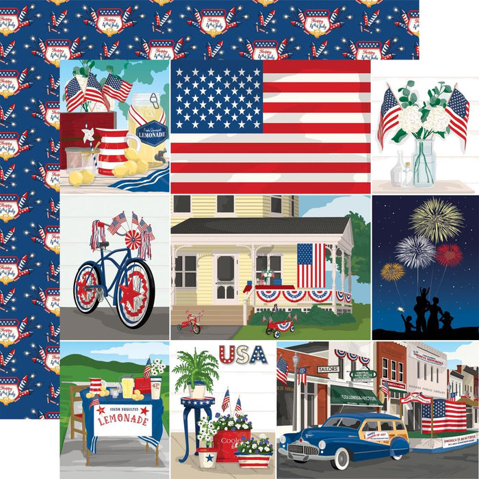 Carta Bella God Bless America - Multi Journaling Cards