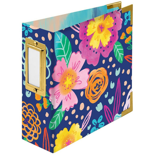 We R Memory Keepers Paper Wrapped 4x4 Album - Floral By Paige Evans