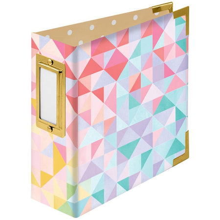 We R Memory Keepers Paper Wrapped 4x4 Album - Geometric By Paige Evans