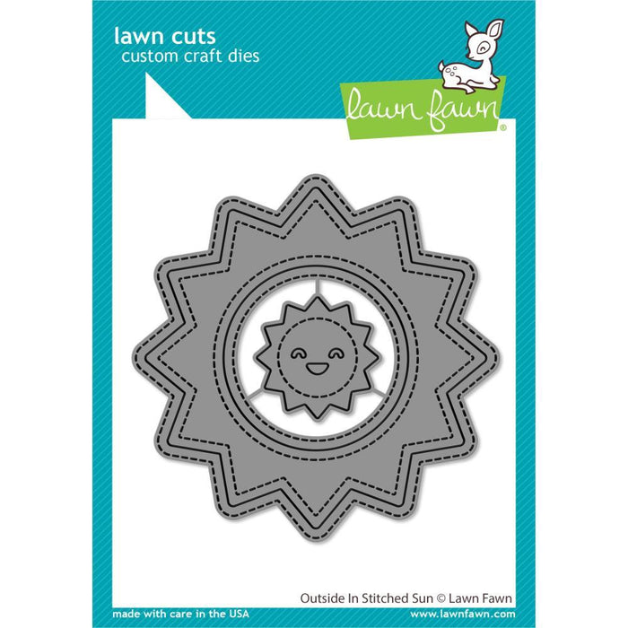 Lawn Fawn Craft Die - Outside In Stitched Sun