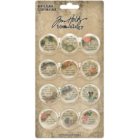 Tim Holtz Idea-Ology - Quote Flair