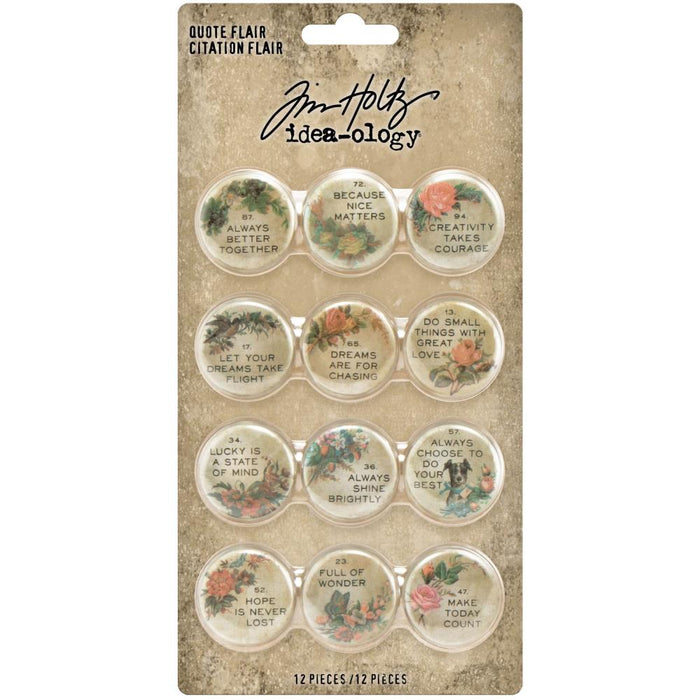Tim Holtz Idea-Ology - Quote Flair