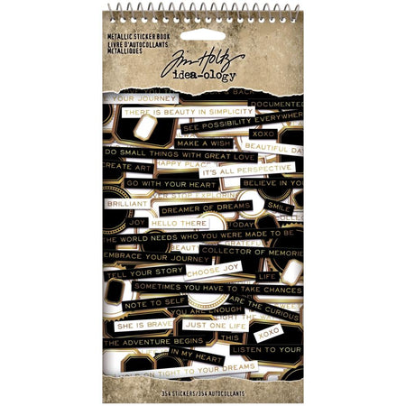 Tim Holtz Idea-Ology - Metallic Sticker book