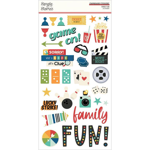 Simple Stories Family Fun - Chipboard Stickers