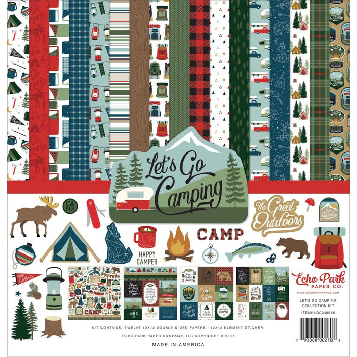 Echo Park Let's Go Camping - Collection Kit