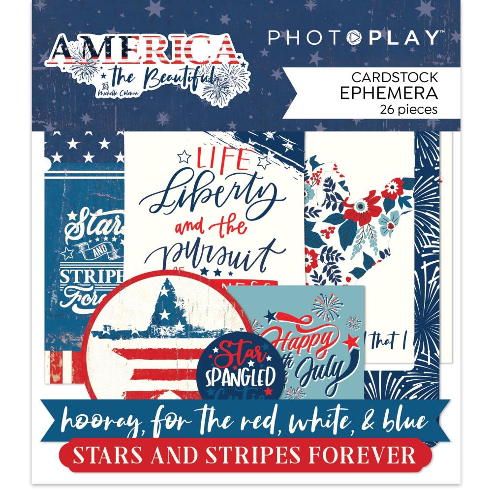Photoplay America The Beautiful - Ephemera Die-Cuts