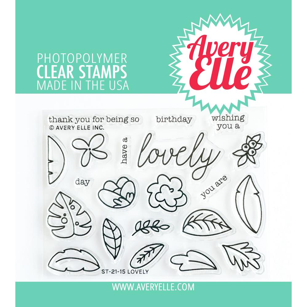 Avery Elle Clear Stamps - Lovely