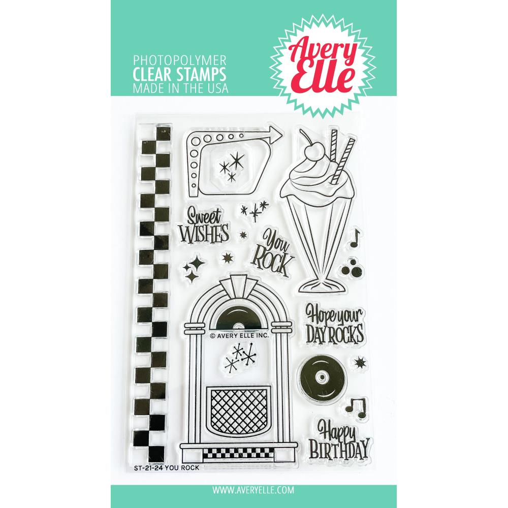 Avery Elle Clear Stamps - You Rock