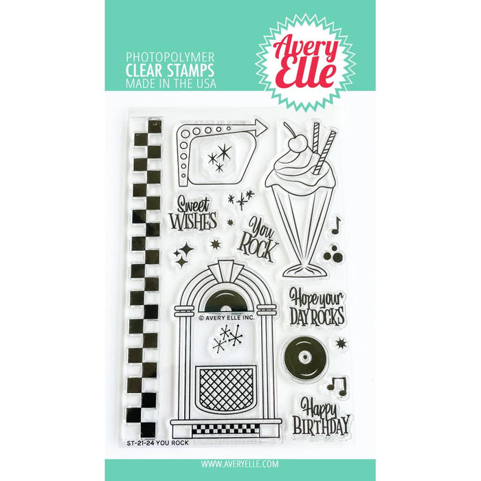Avery Elle Clear Stamps - You Rock