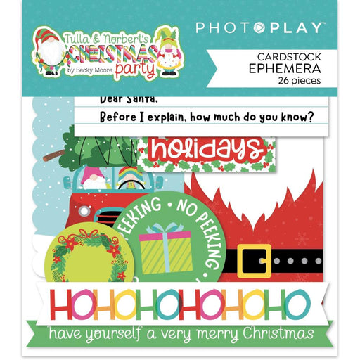 Photoplay Tulla & Norbert's Christmas Party - Ephemera Die-Cuts