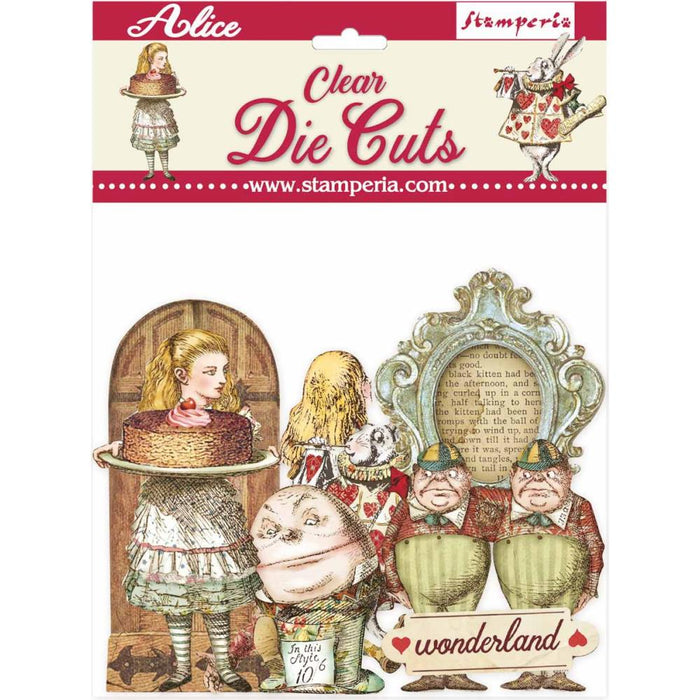 Stamperia Alice Through the Looking Glass - Clear Die-Cuts