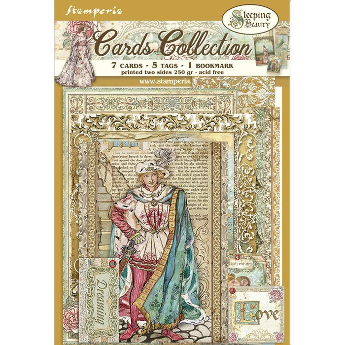 Stamperia Sleeping Beauty - Cards Collection