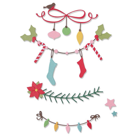 Sizzix Thinlits Die Set - Christmas Borders