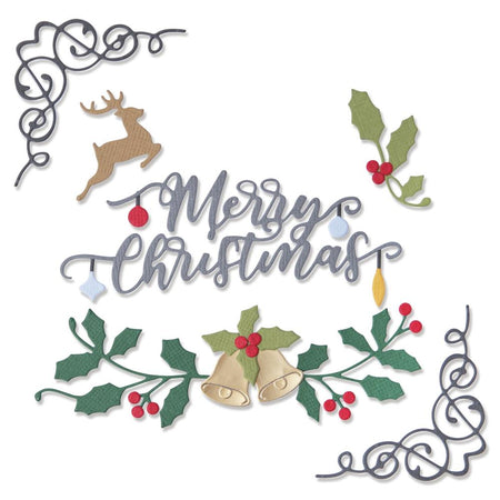 Sizzix Thinlits Die Set - Festive Elements