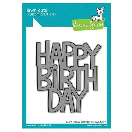 Lawn Fawn Craft Die - Giant Happy Birthday