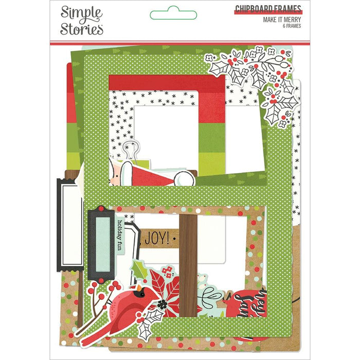 Simple Stories Make It Merry - Chipboard Frames