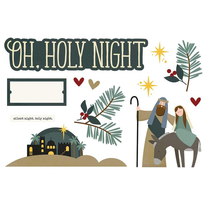 Simple Stories Oh Holy Night - Page Pieces