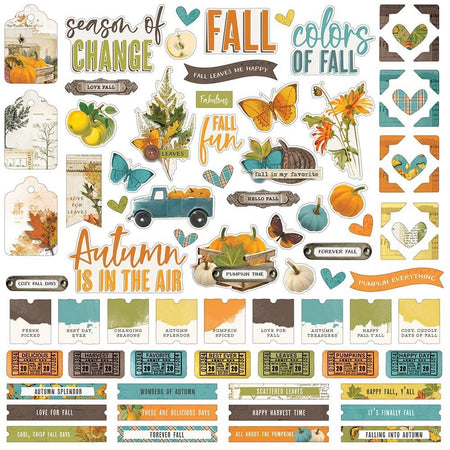 Simple Stories Simple Vintage Country Harvest - Combo Stickers