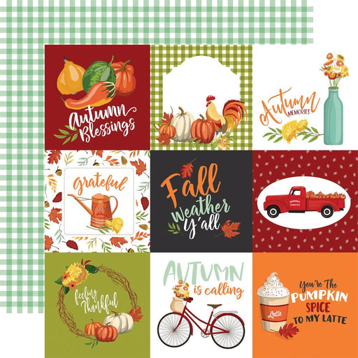 Carta Bella Welcome Autumn - 4x4 Journaling Cards