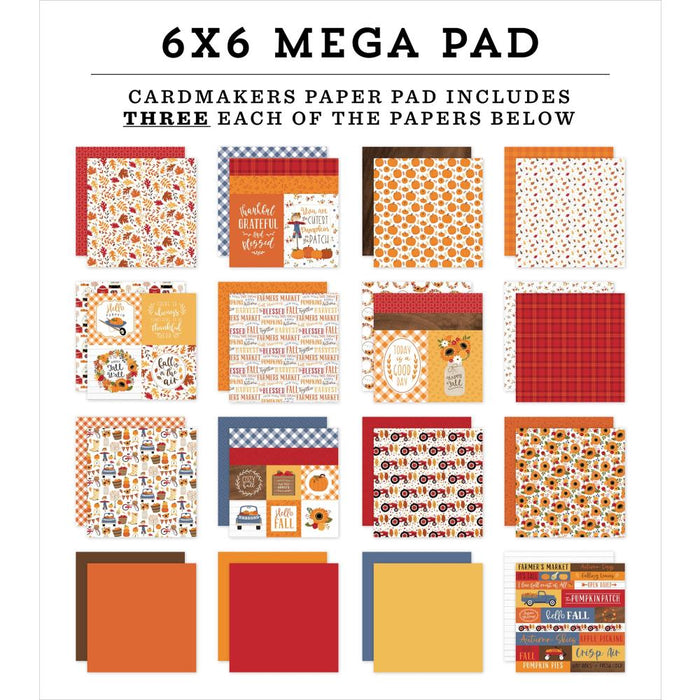 Echo Park Fall - 6x6 Mega Pad