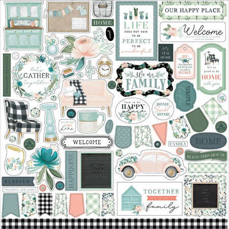 Carta Bella Gather At Home - Element Stickers