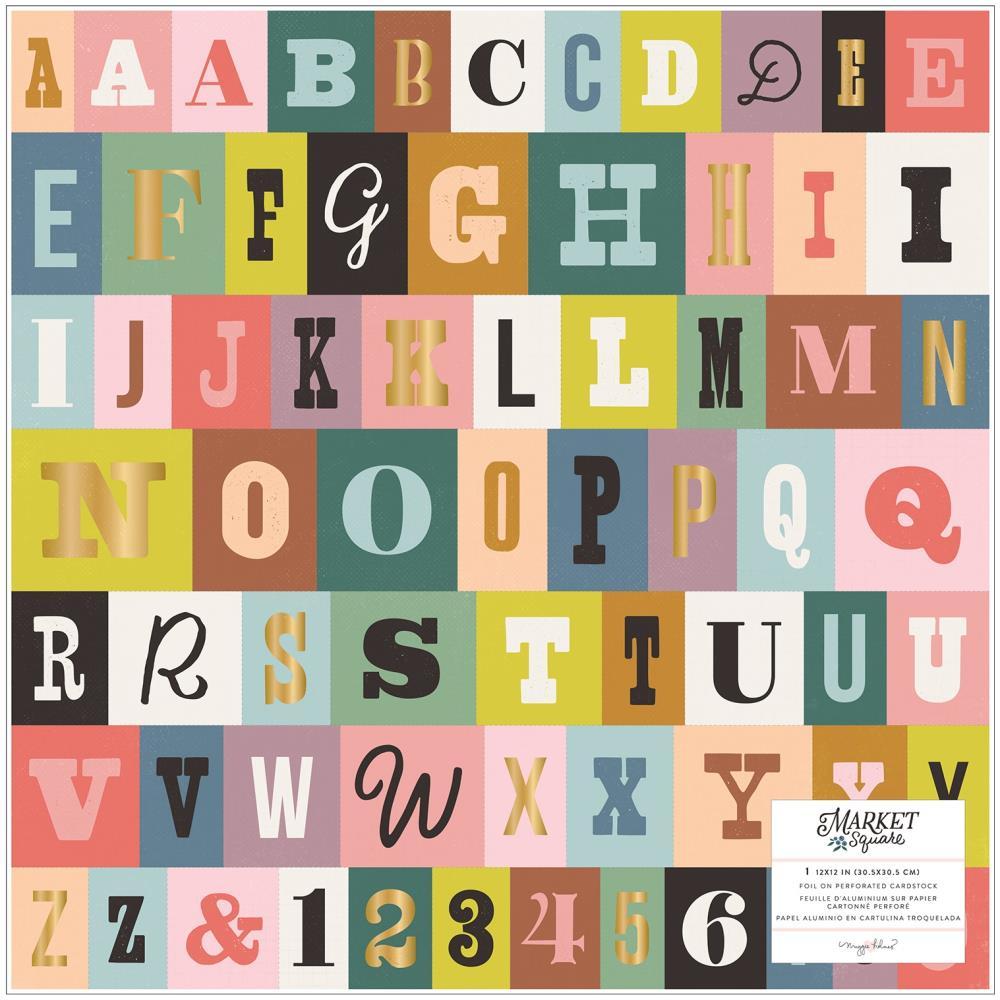 American Crafts Maggie Holmes Market Square - Letterpress Speciality Paper