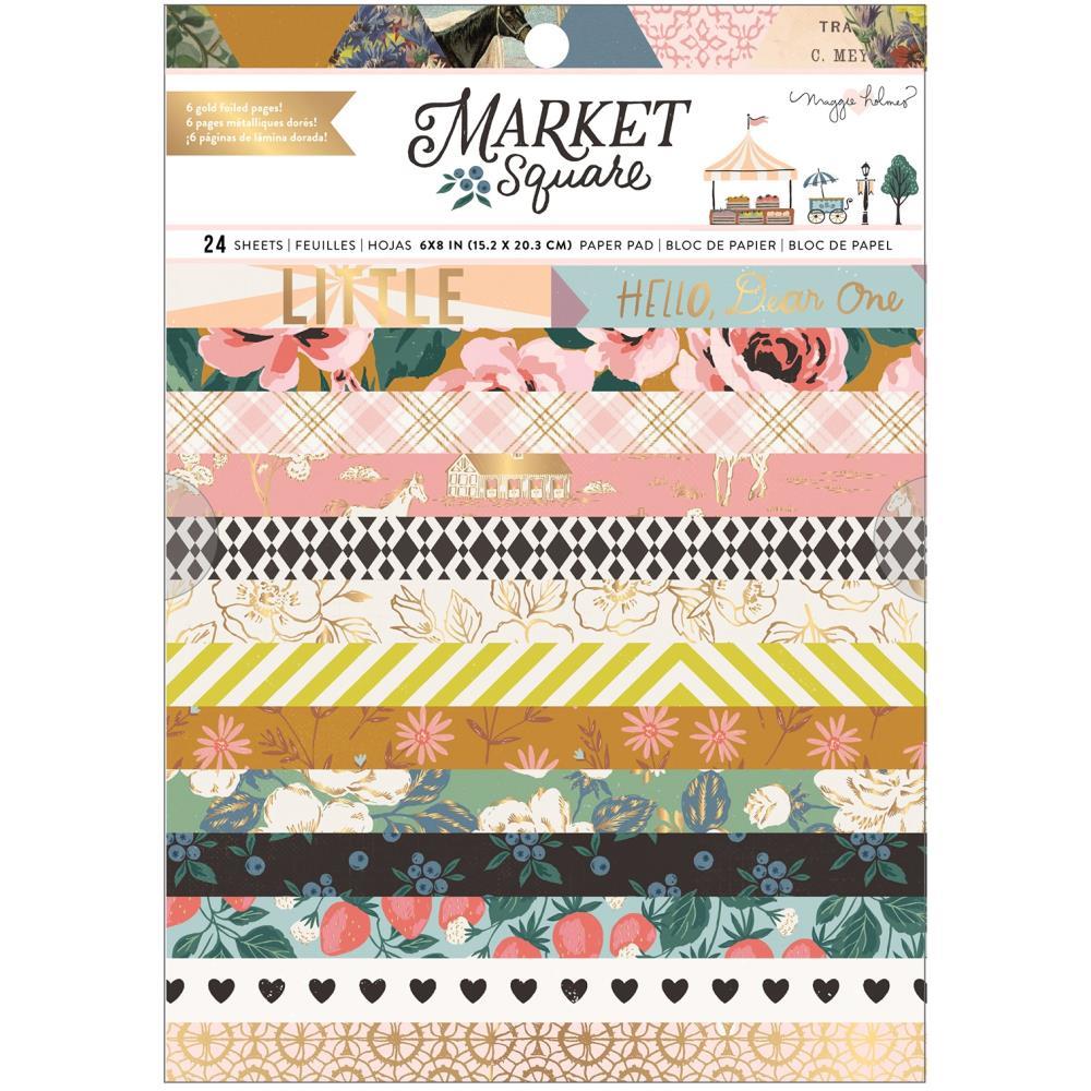 American Crafts Maggie Holmes Market Square - 6x8 Pad