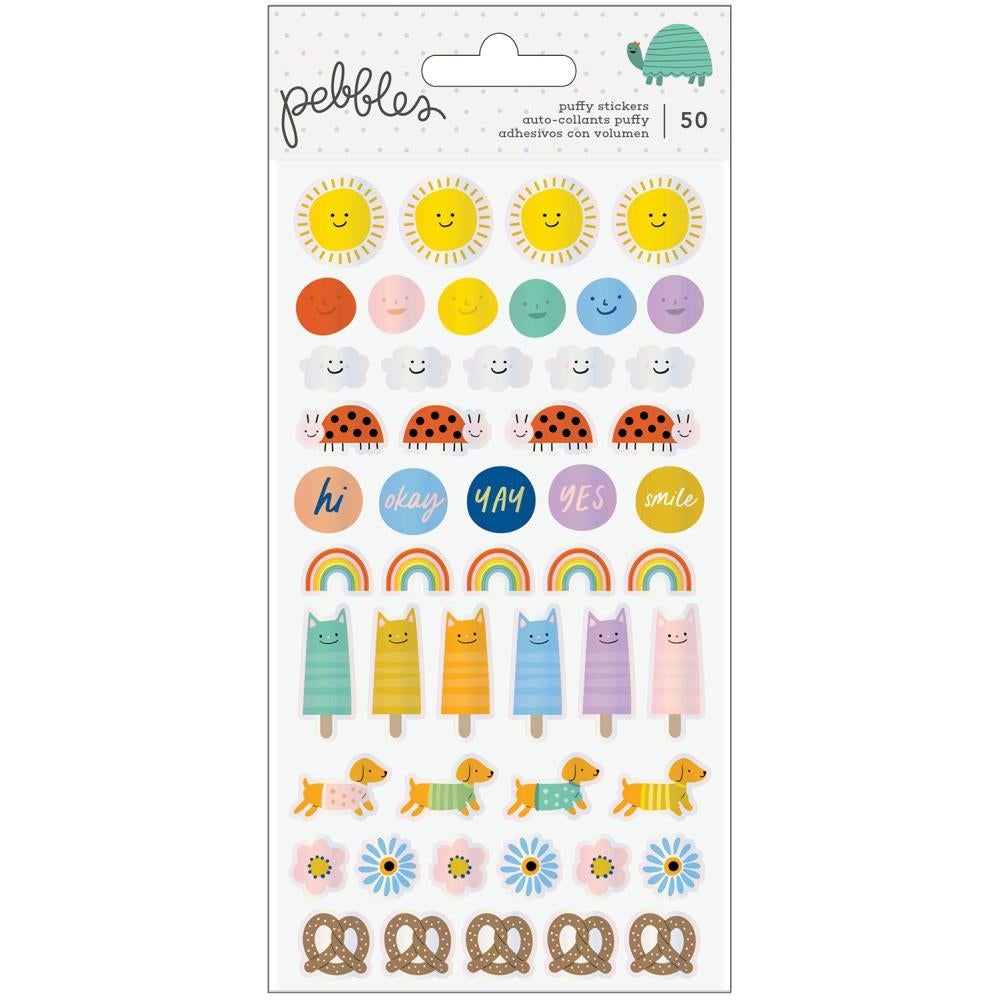 Pebbles Kid At Heart - Puffy Stickers
