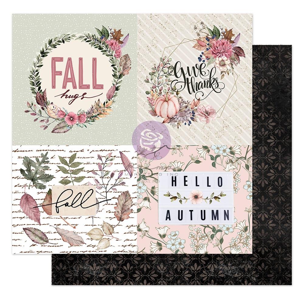 Prima Hello Pink Autumn - Fall Hugs (foiled)