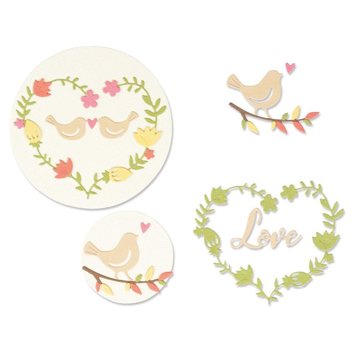 Sizzix Thinlits Die - Mini Love Birds