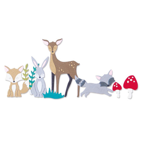 Sizzix Thinlits Die - Woodland Nature