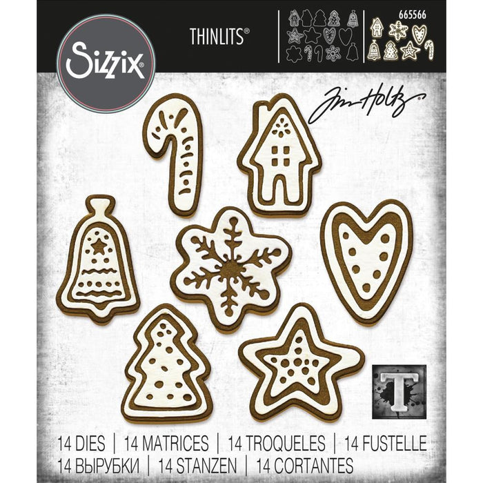 Sizzix Tim Holtz Alterations Thinlits Die - Christmas Cookies