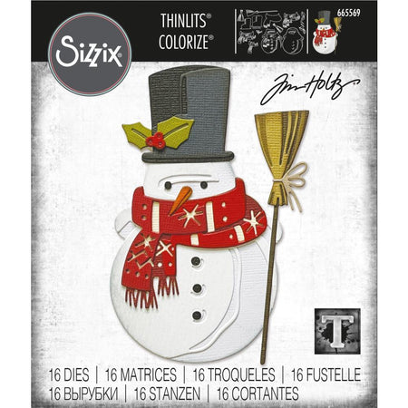 Sizzix Tim Holtz Alterations Thinlits Die - Winston Colorize