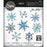 Sizzix Tim Holtz Alterations Thinlits Die - Scribbly Snowflakes
