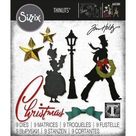 Sizzix Tim Holtz Alterations Thinlits Die - Vault Series: Christmas 2021