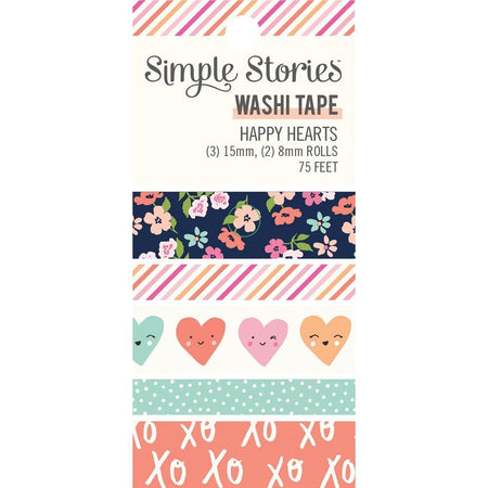 Simple Stories Happy Hearts - Washi Tape