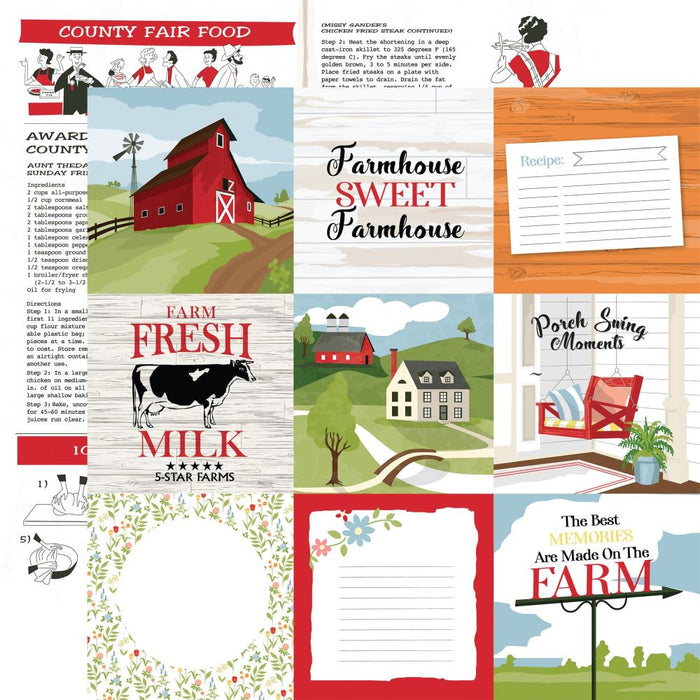 Carta Bella Farmhouse Living - 4x4 Journaling Cards