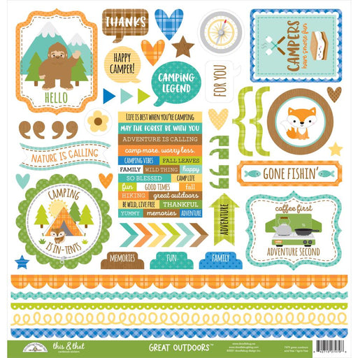 Doodlebug Design Great Outdoors - This & That Stickers